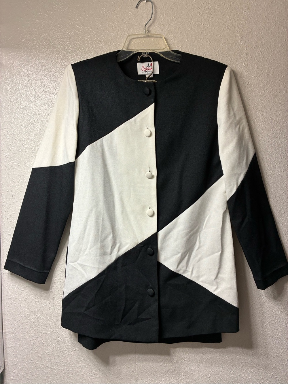 VNT Caron Chicago Made Power Suit - Black & White